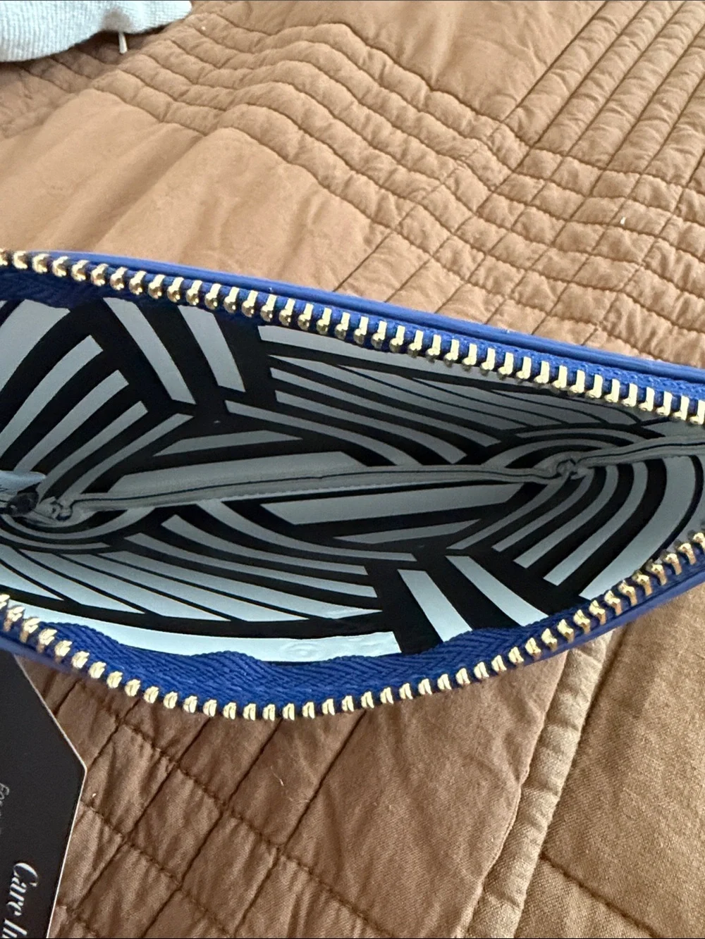 Blue Golf Zip Pouch - Women's Bag